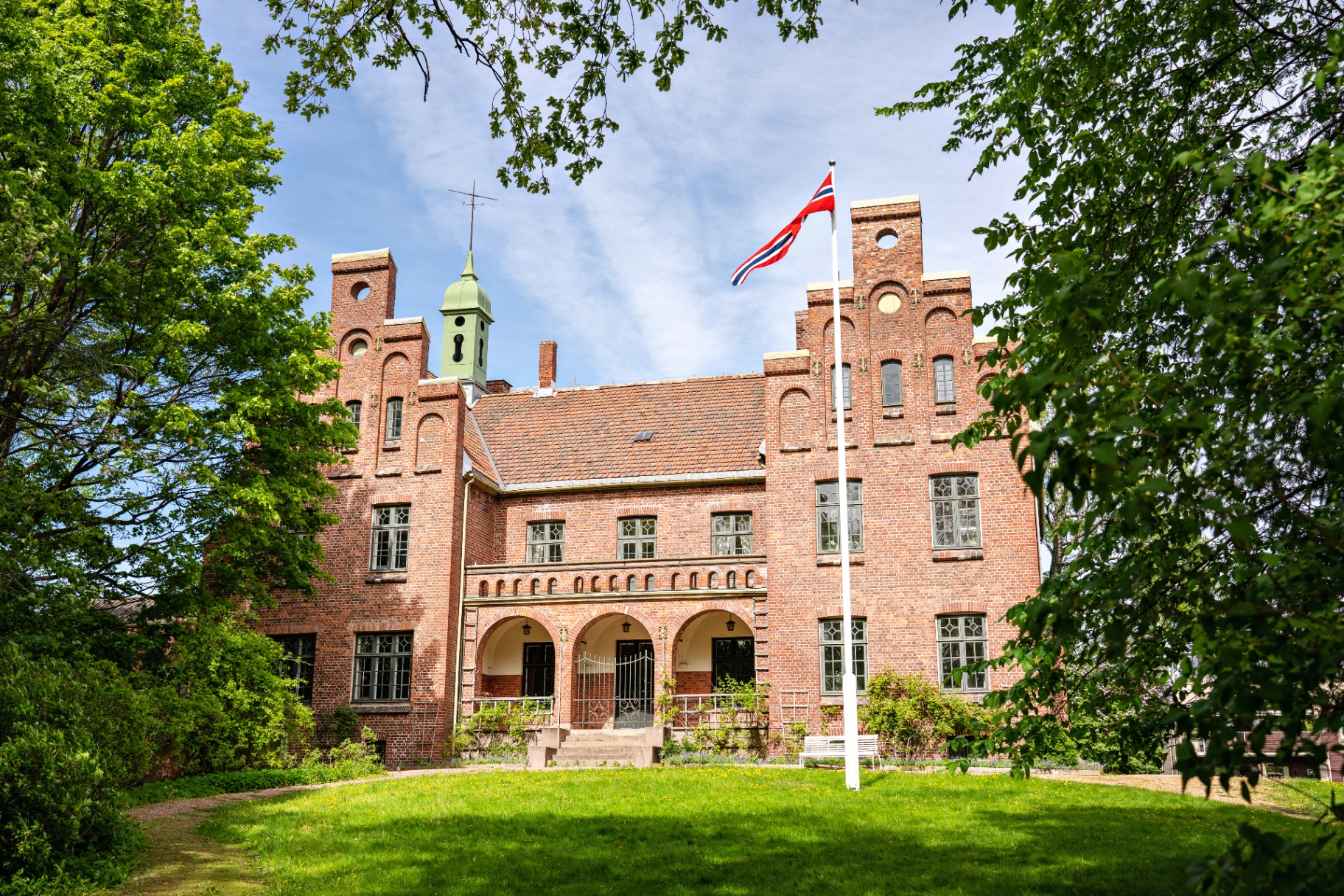 Stabekkslottet i kveldslys